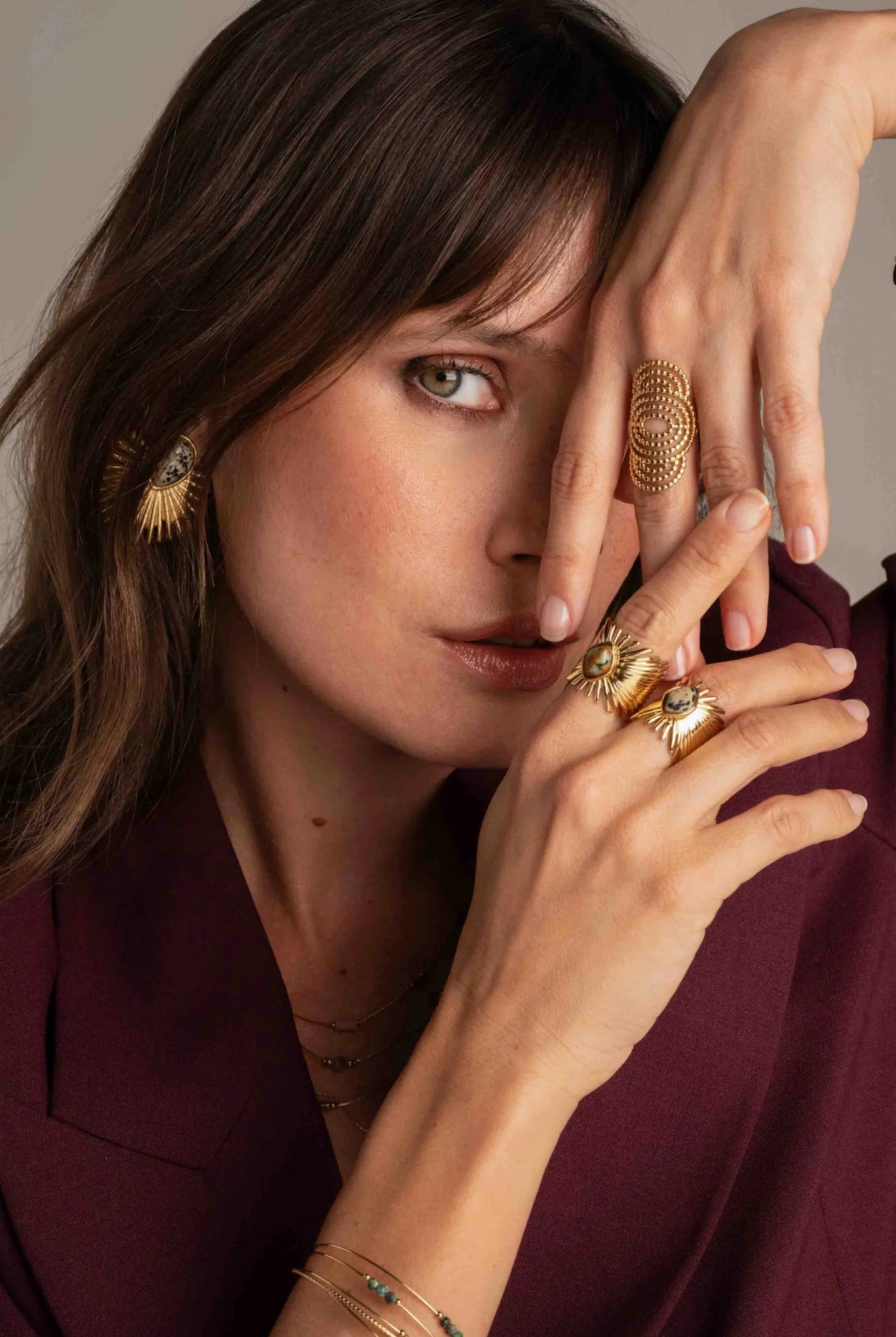 Bague large Kali - La boutique de Nannye