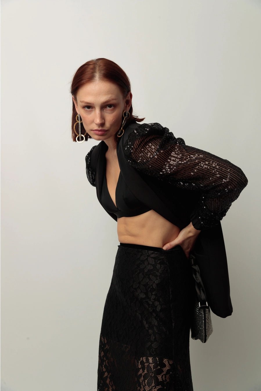 Blazer à Paillettes Fly : L'Éclat au Service de l'Élégance - La boutique de Nannye