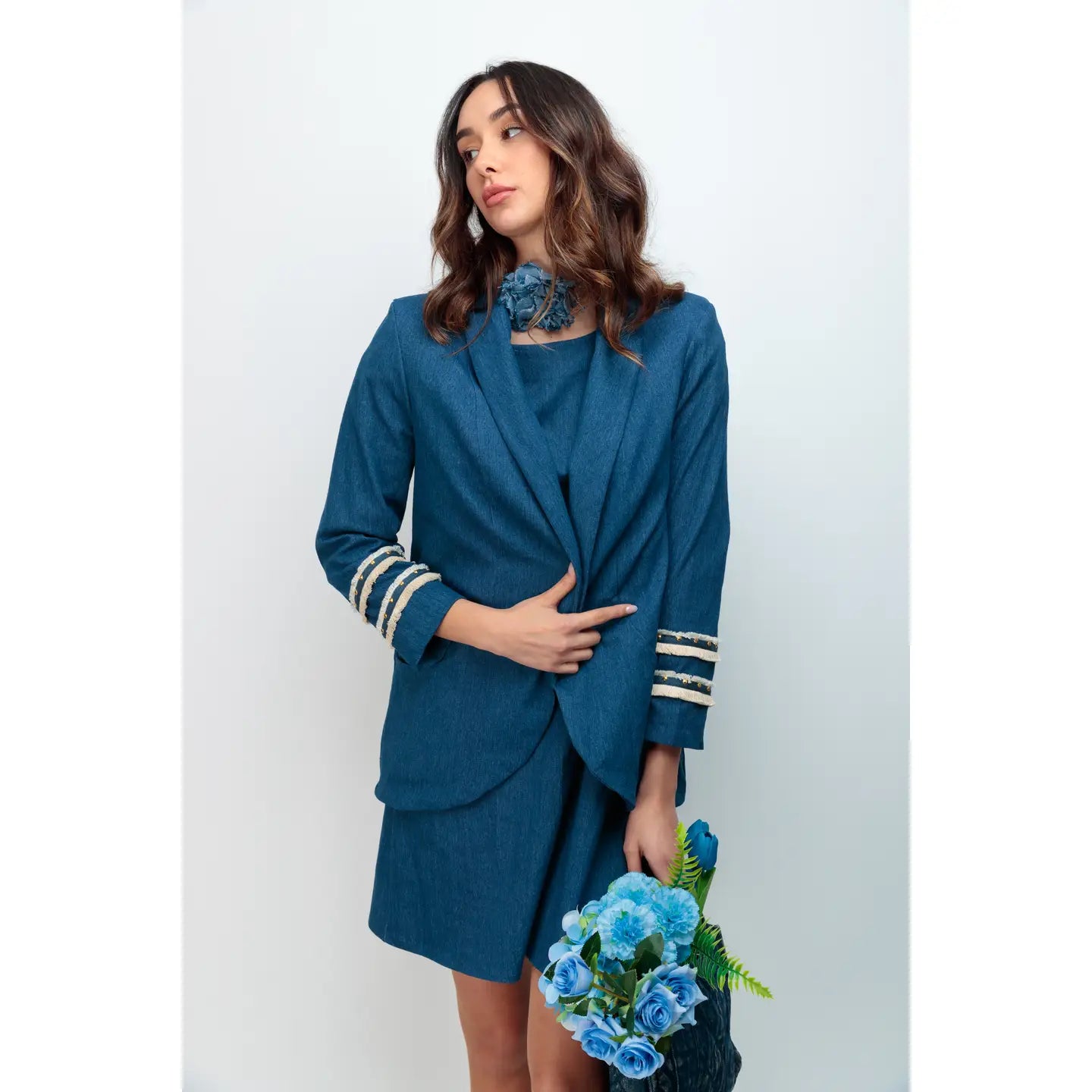 Blazer Brisa Sweet Love : Élégance Classique avec une Touche Moderne - La boutique de Nannye