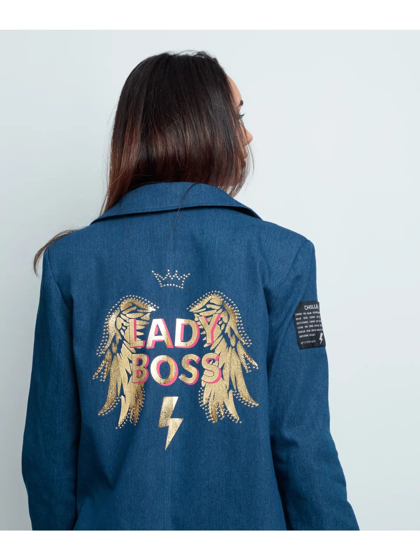 Blazer en jean "Lady Boss" – Sophistication et Confiance - La boutique de Nannye