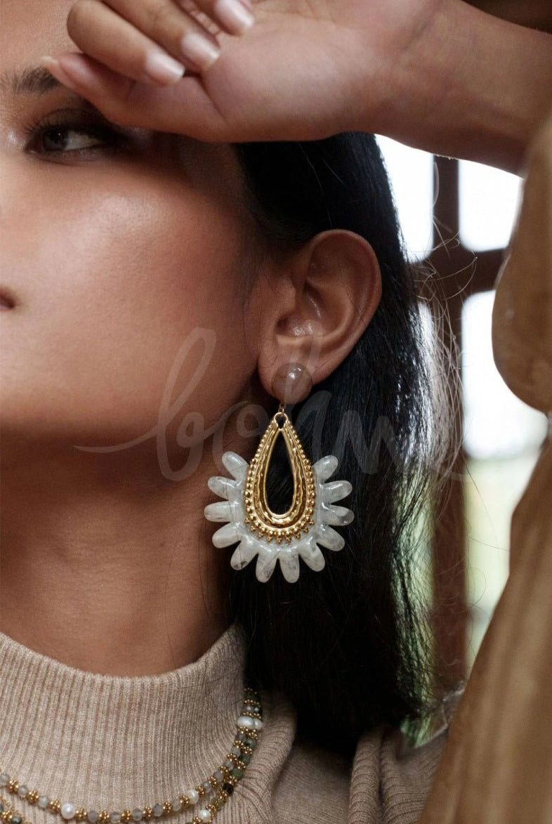 Boucles pendantes Garance – Élégance et originalité - La boutique de Nannye