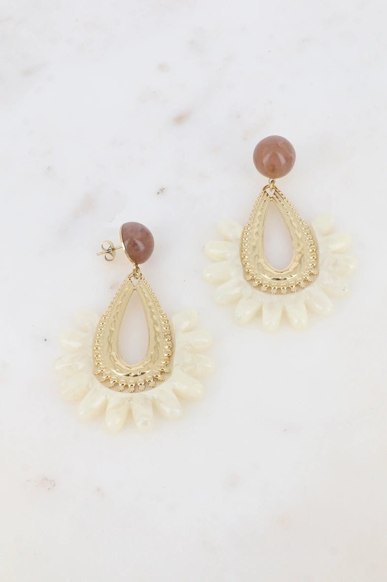 Boucles pendantes Garance – Élégance et originalité - La boutique de Nannye