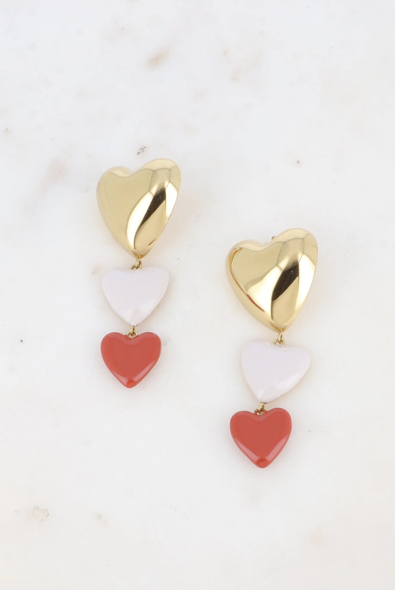 Boucles pendantes Valenciana – Romance et touche colorée - La boutique de Nannye