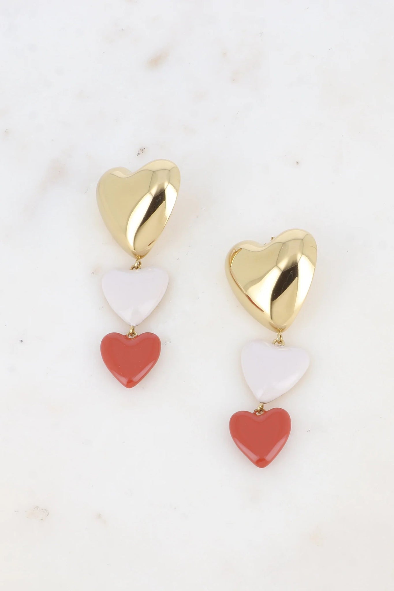 Boucles pendantes Valenciana – Romance et touche colorée - La boutique de Nannye