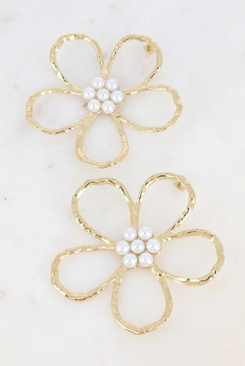 Boucles puces Trinity XL – Élégance sculpturale et éclat raffiné - La boutique de Nannye