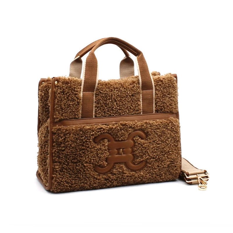 Cabas Moumoute Doux et Confortable dupe Céline - La boutique de Nannye