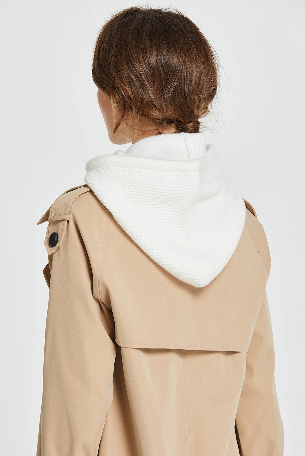 Cagoule en Laine et Acrylique avec Lien de Serrage – Style et Chaleur - La boutique de Nannye