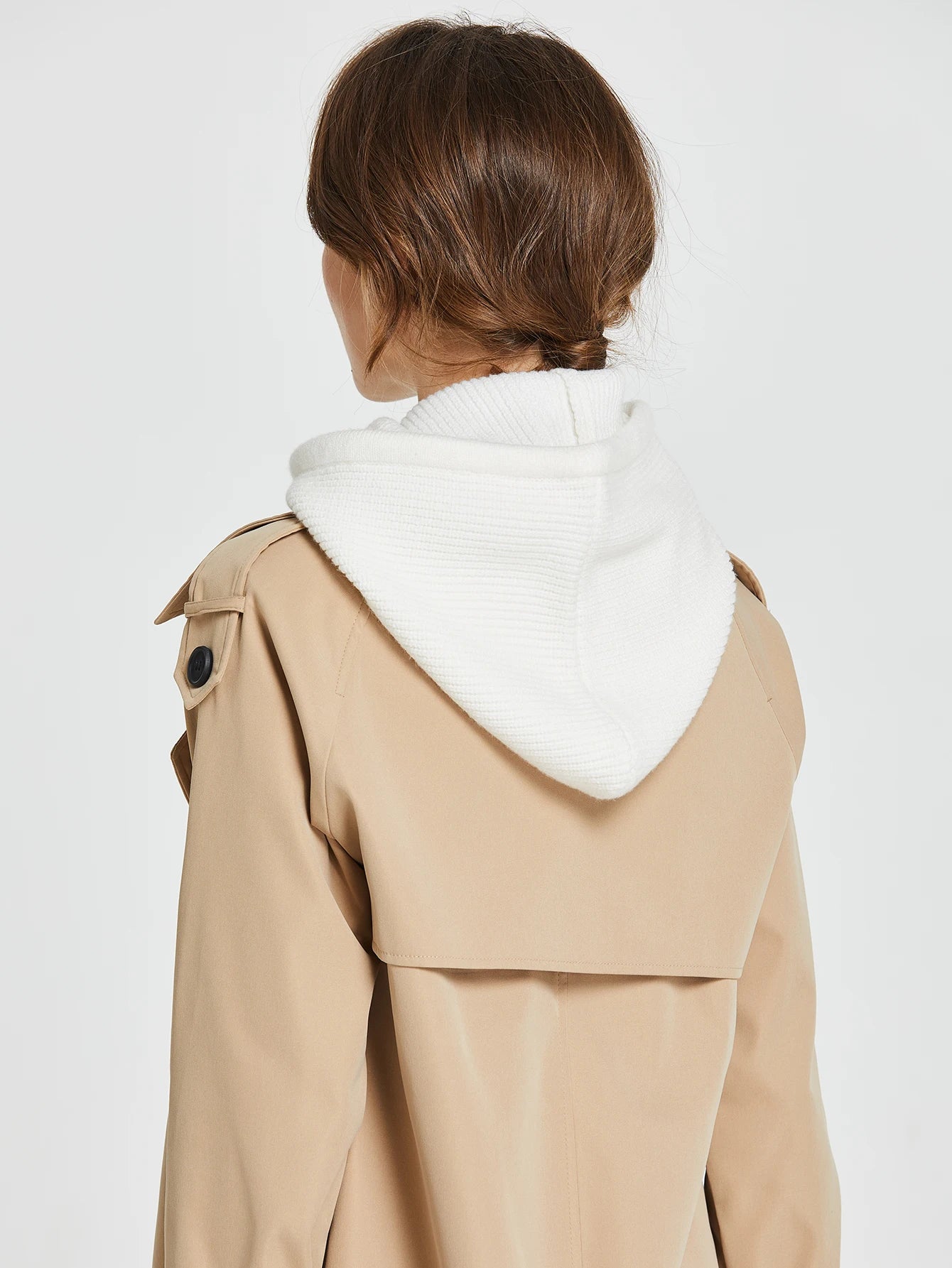 Cagoule en Laine et Acrylique avec Lien de Serrage – Style et Chaleur - La boutique de Nannye