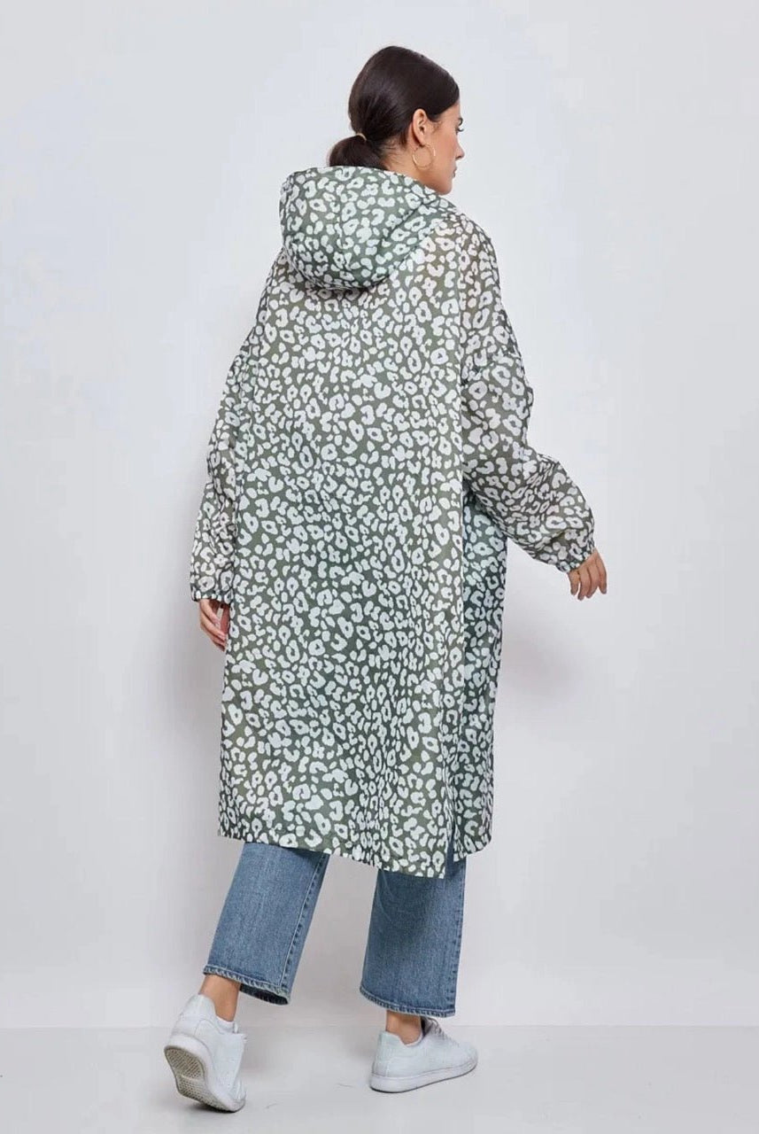 Cape imperméable Léo kaki - La boutique de Nannye