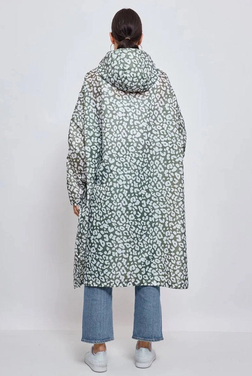 Cape imperméable Léo kaki - La boutique de Nannye