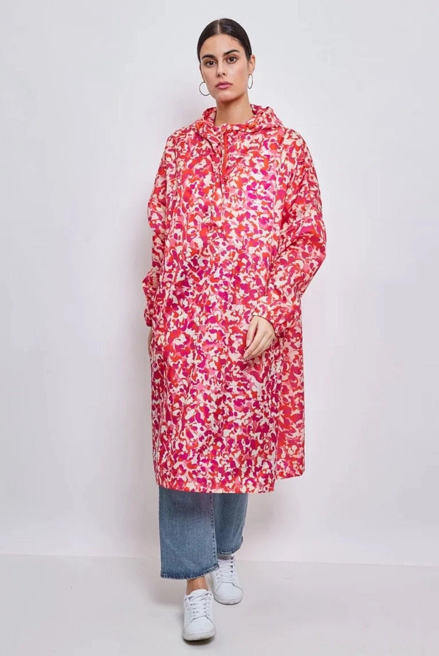 Cape longue imprimée coloré Anita - La boutique de Nannye