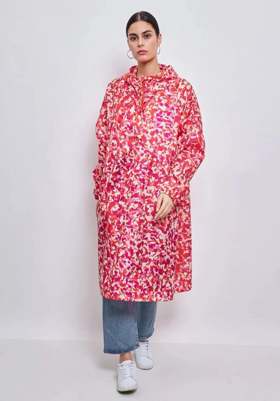 Cape longue imprimée coloré Anita - La boutique de Nannye