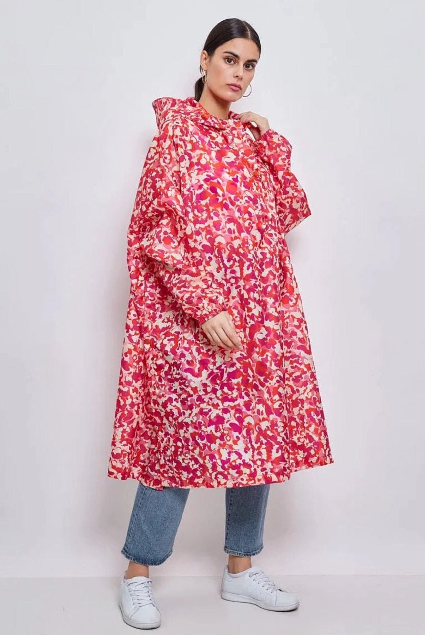 Cape longue imprimée coloré Anita - La boutique de Nannye