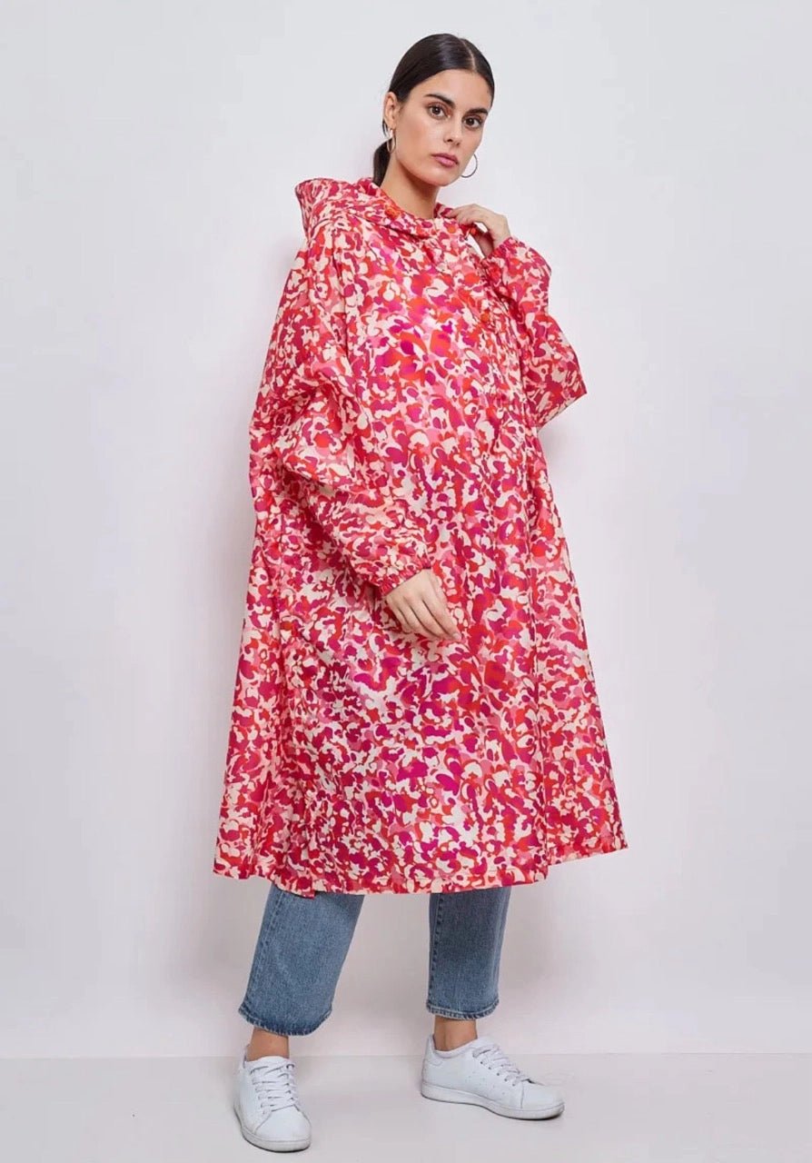 Cape longue imprimée coloré Anita - La boutique de Nannye