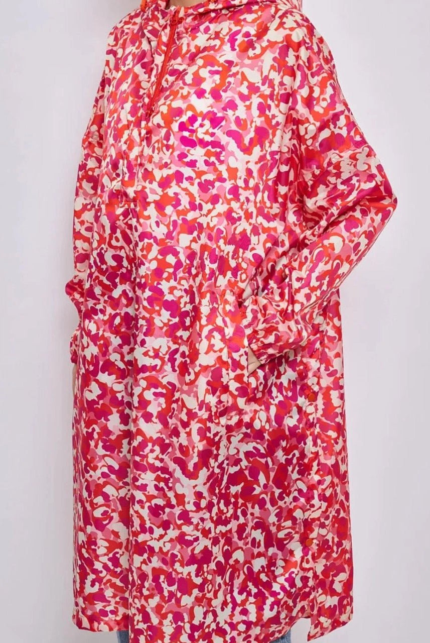 Cape longue imprimée coloré Anita - La boutique de Nannye