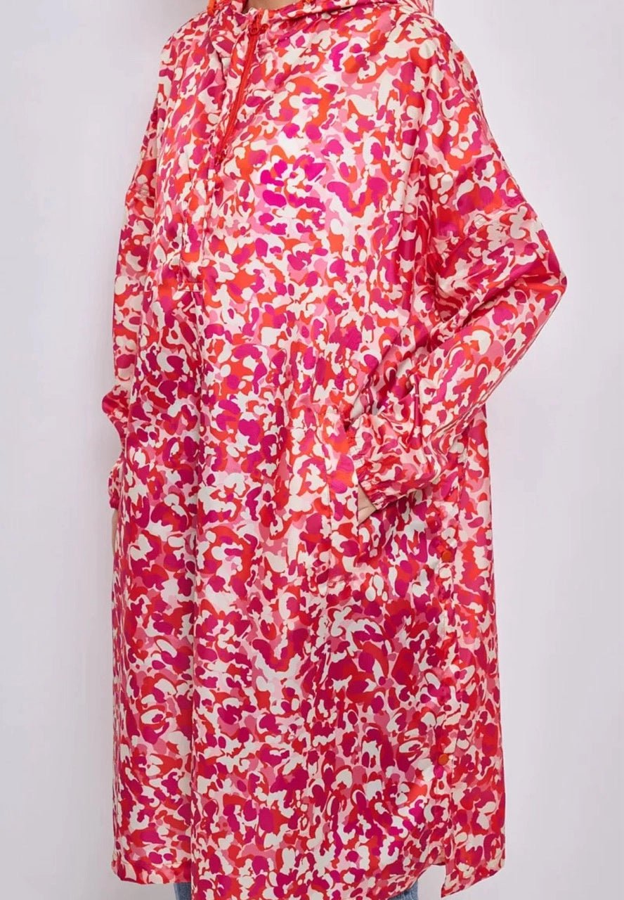 Cape longue imprimée coloré Anita - La boutique de Nannye