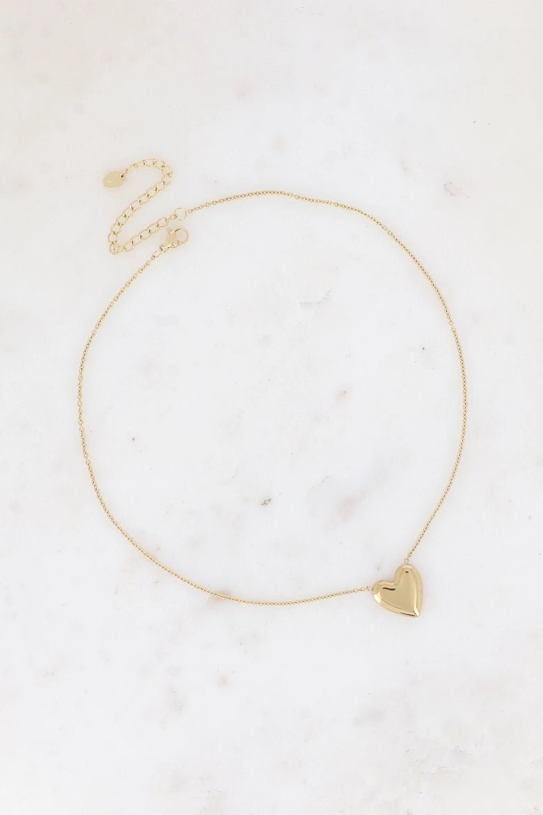 Collier Cœur Doré Alba - La boutique de Nannye