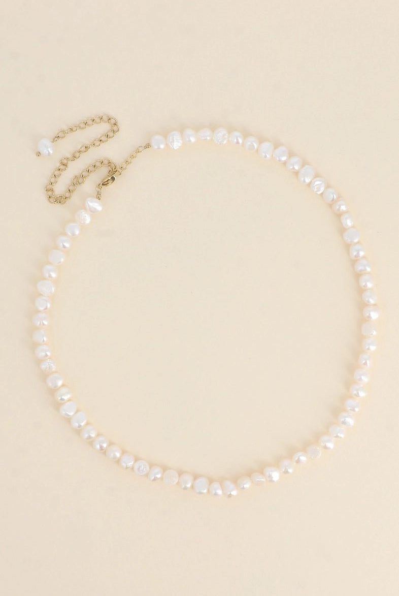 Collier Jakary en Perles d'Eau Douce - La boutique de Nannye