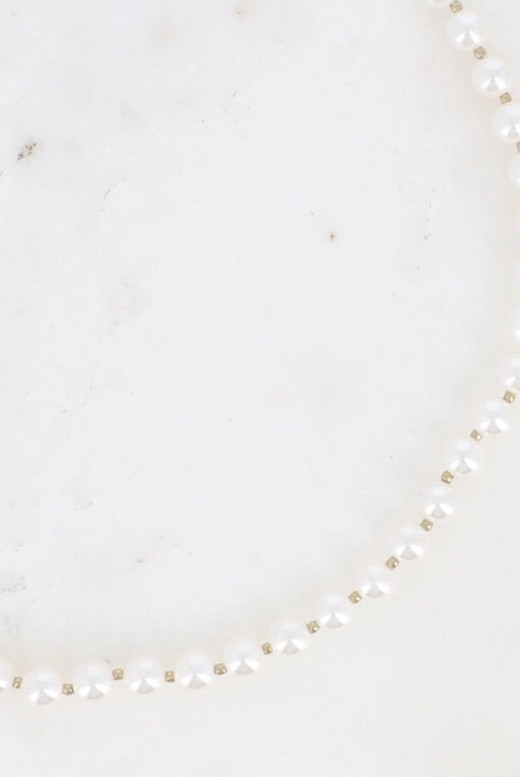 Collier Perles Blanches Copole - La boutique de Nannye