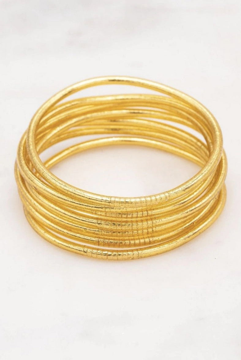 JONC BOUDHISTE DORE ET CHAMPAGNE - La boutique de Nannye