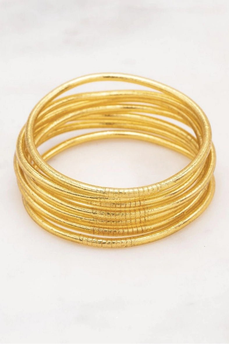 JONC BOUDHISTE DORE ET CHAMPAGNE - La boutique de Nannye