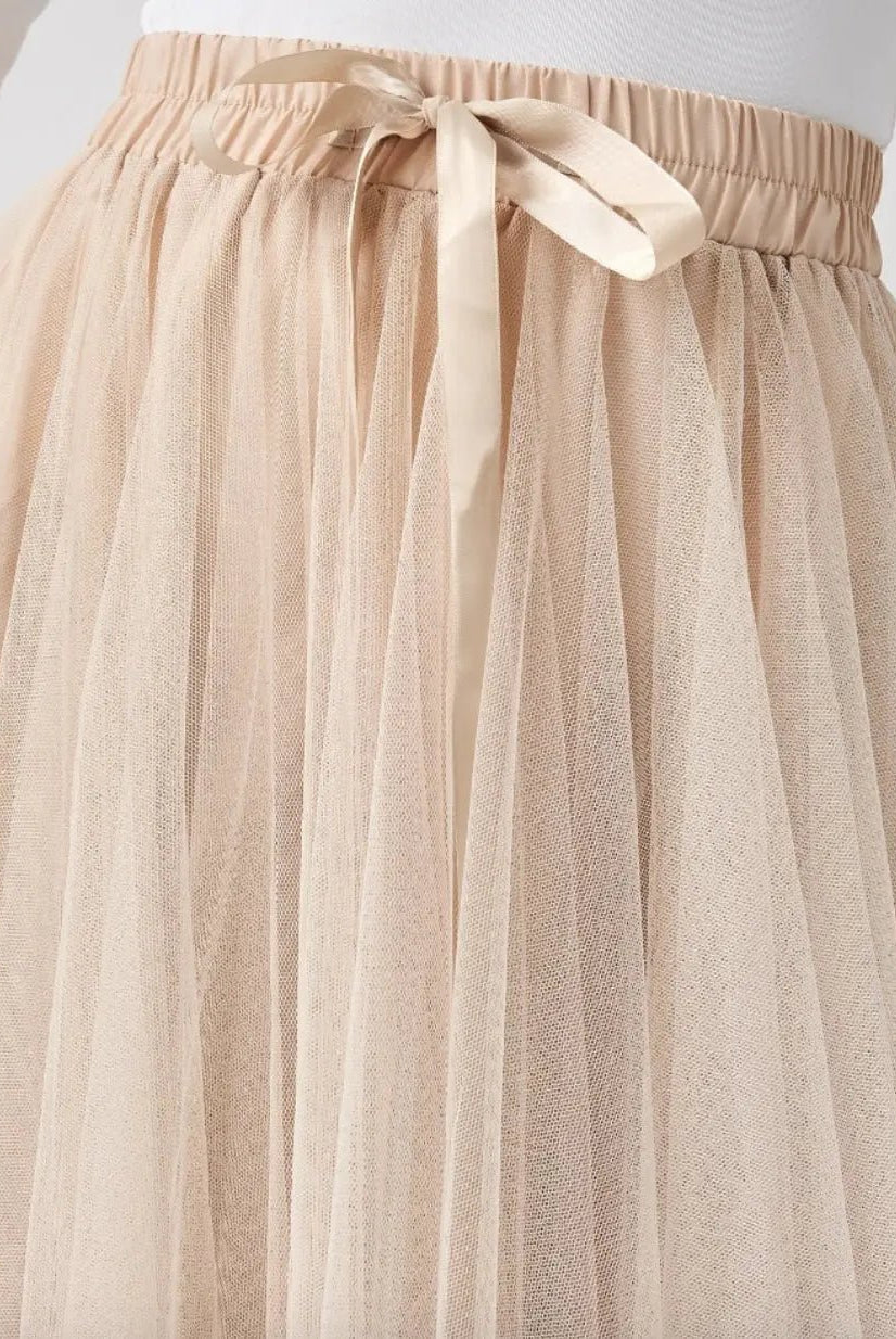 Jupe longue Aria en tulle - La boutique de Nannye