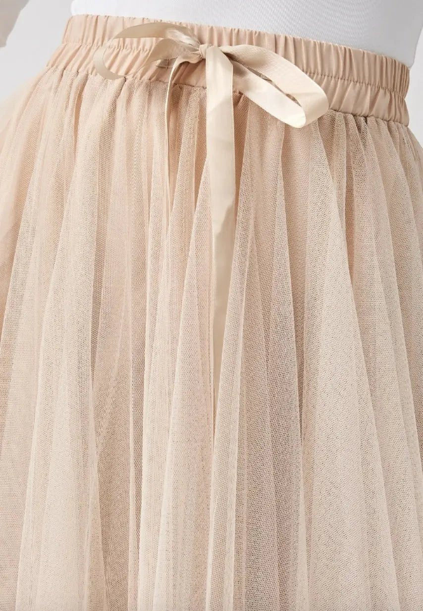Jupe longue Aria en tulle - La boutique de Nannye