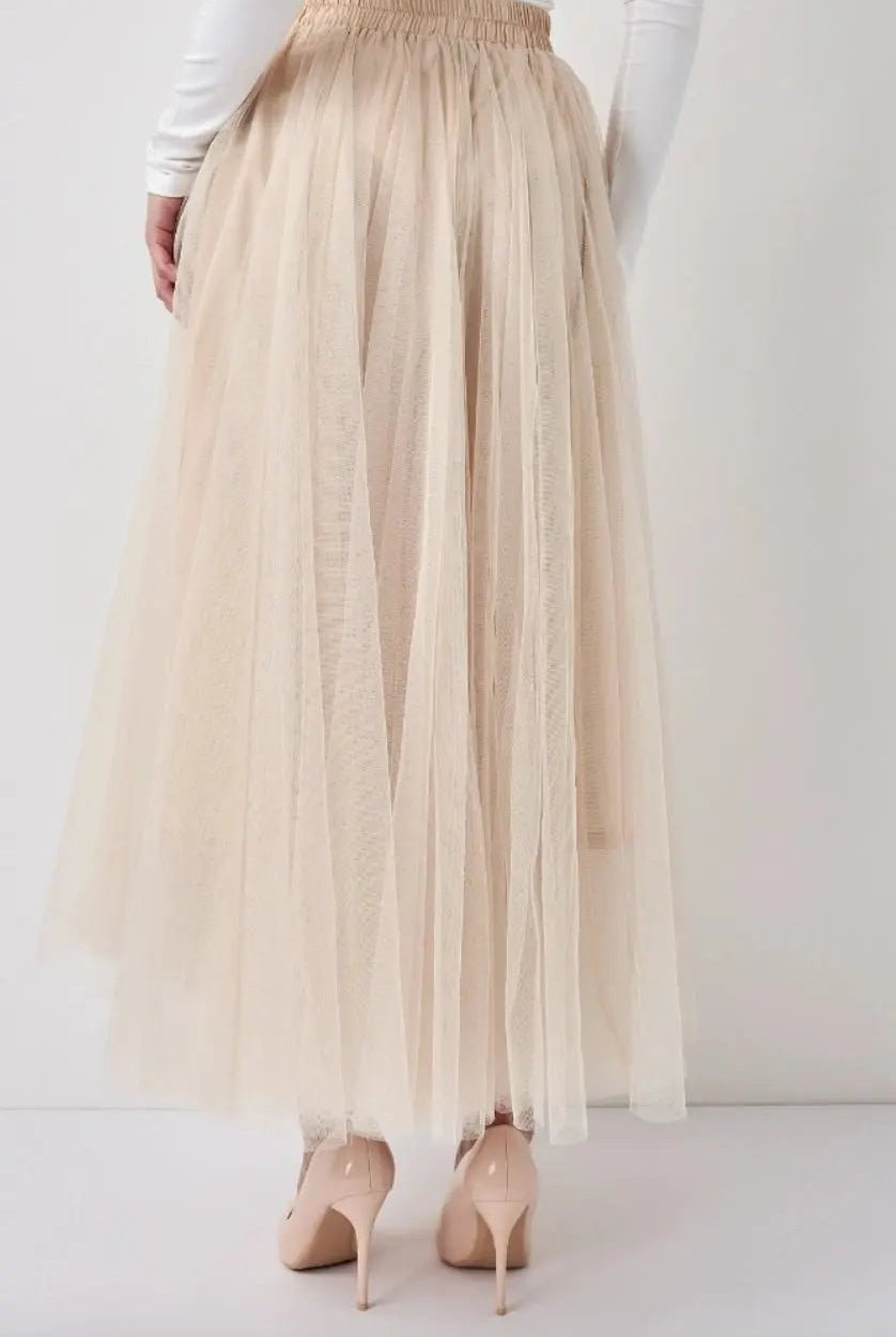 Jupe longue Aria en tulle - La boutique de Nannye