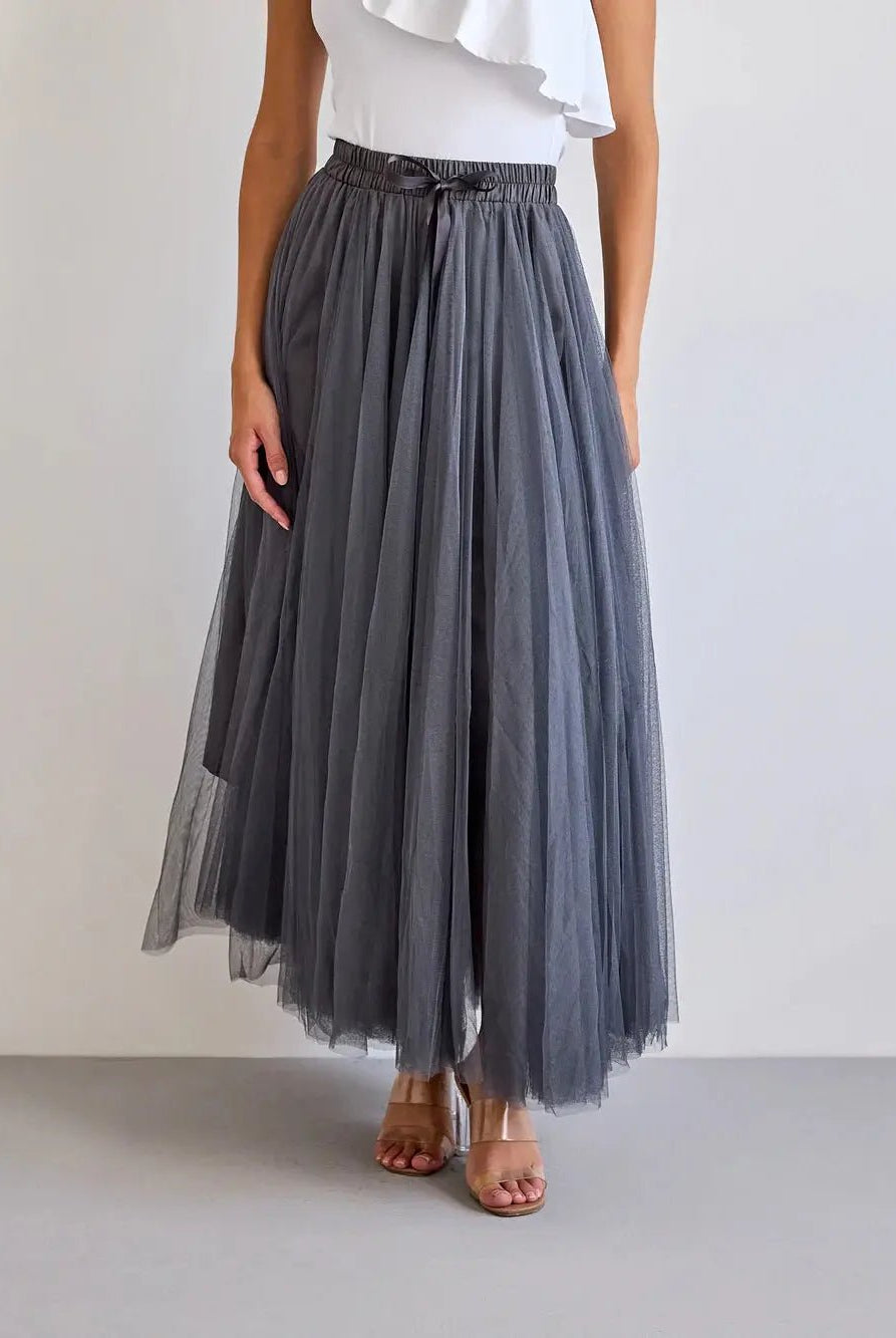 Jupe longue Aria en tulle - La boutique de Nannye