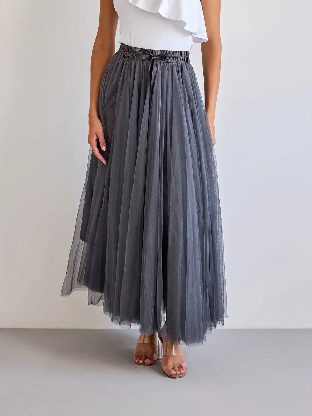 Jupe longue Aria en tulle - La boutique de Nannye