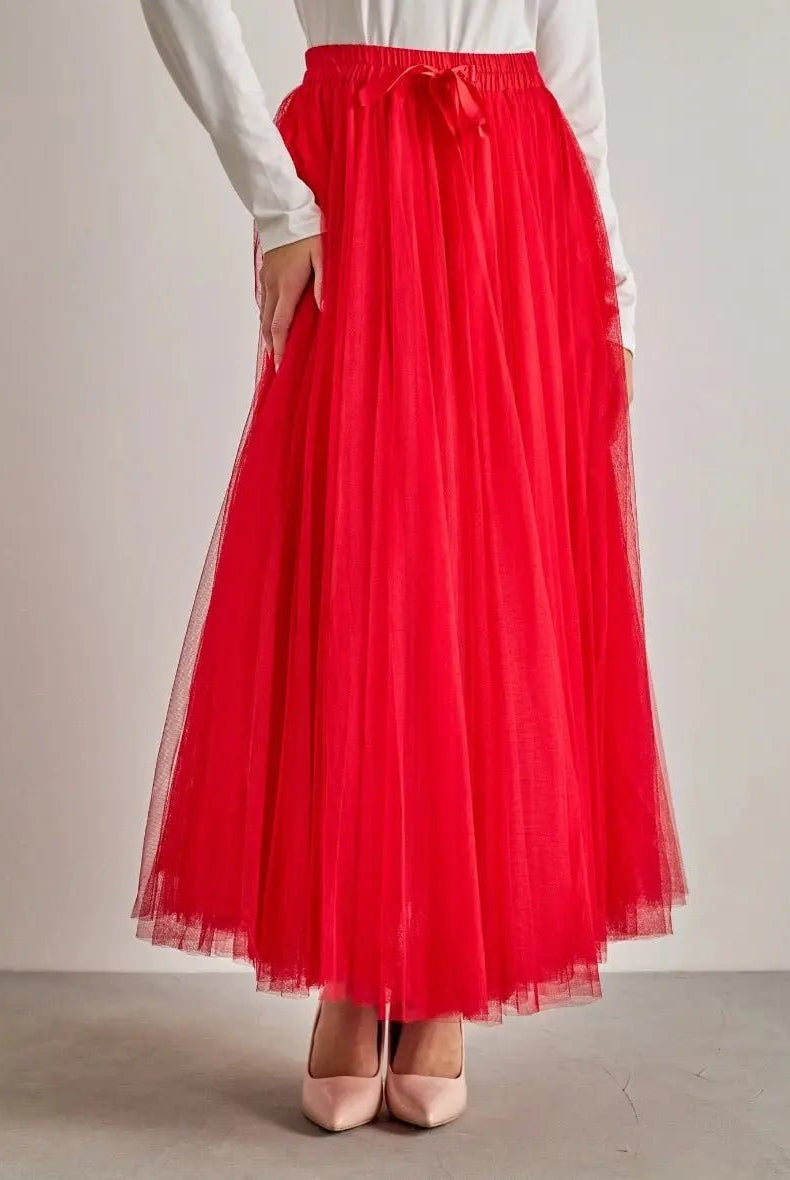Jupe longue Aria en tulle - La boutique de Nannye