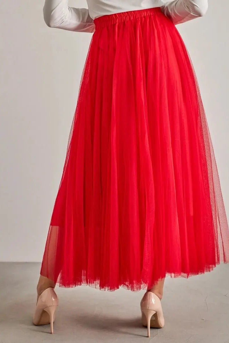 Jupe longue Aria en tulle - La boutique de Nannye