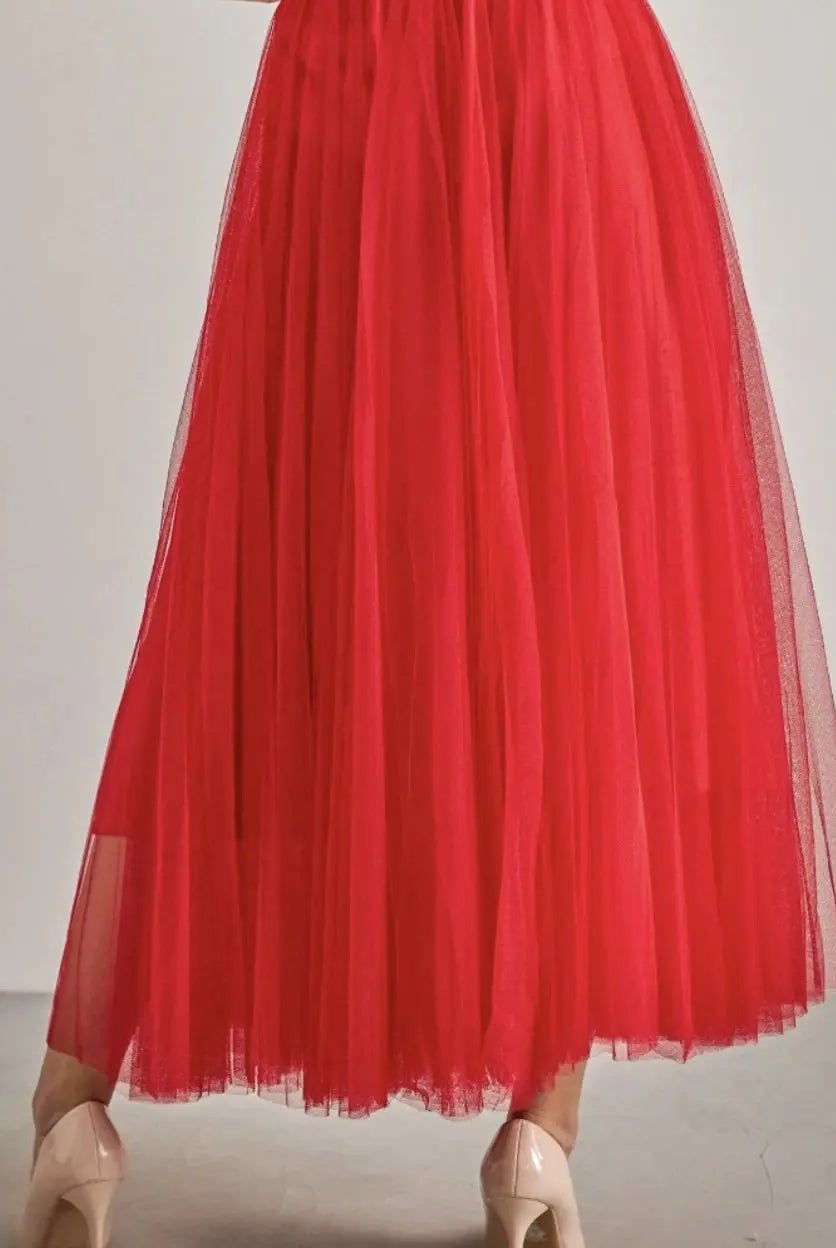 Jupe longue Aria en tulle - La boutique de Nannye