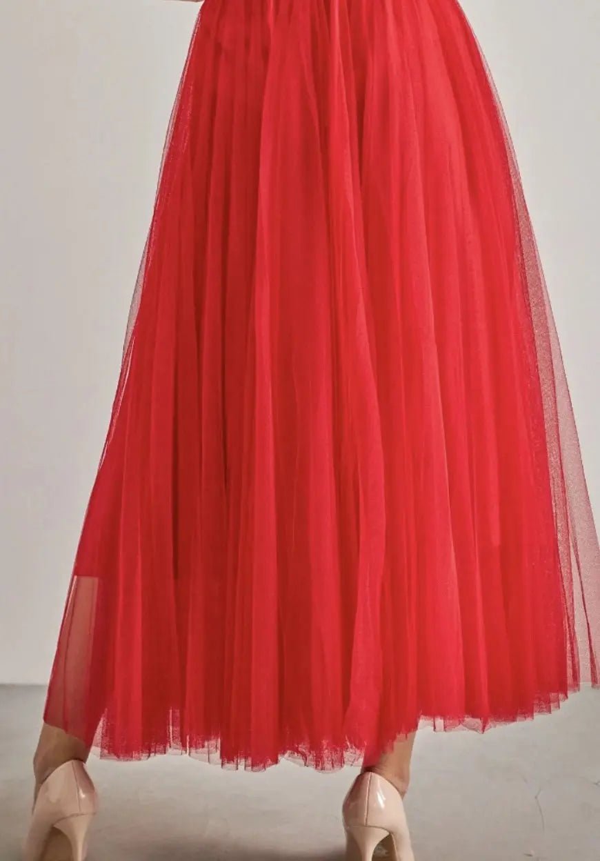 Jupe longue Aria en tulle - La boutique de Nannye