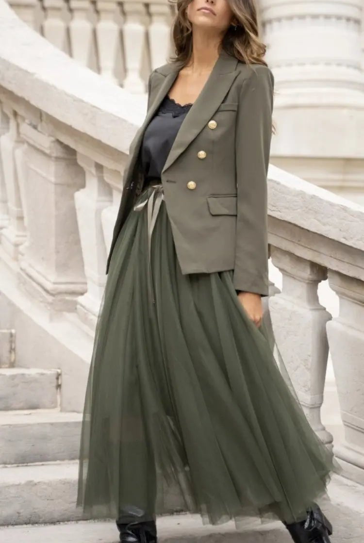 Jupe longue Aria en tulle - La boutique de Nannye