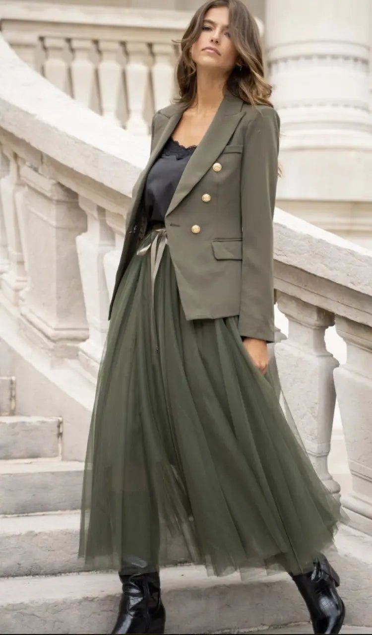 Jupe longue Aria en tulle - La boutique de Nannye