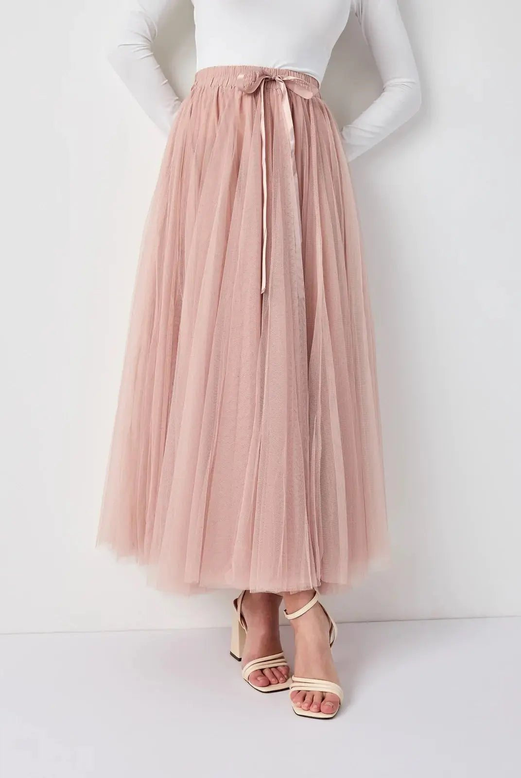 Jupe longue Aria en tulle - La boutique de Nannye