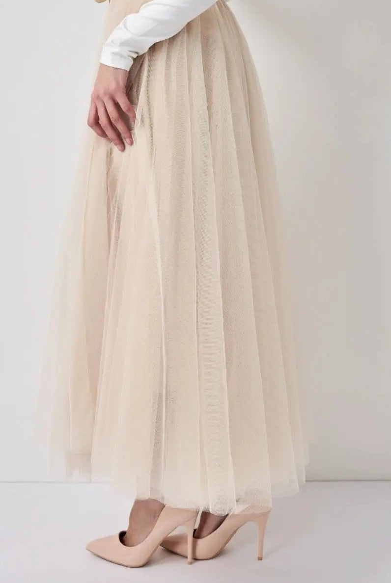 Jupe longue Aria en tulle - La boutique de Nannye