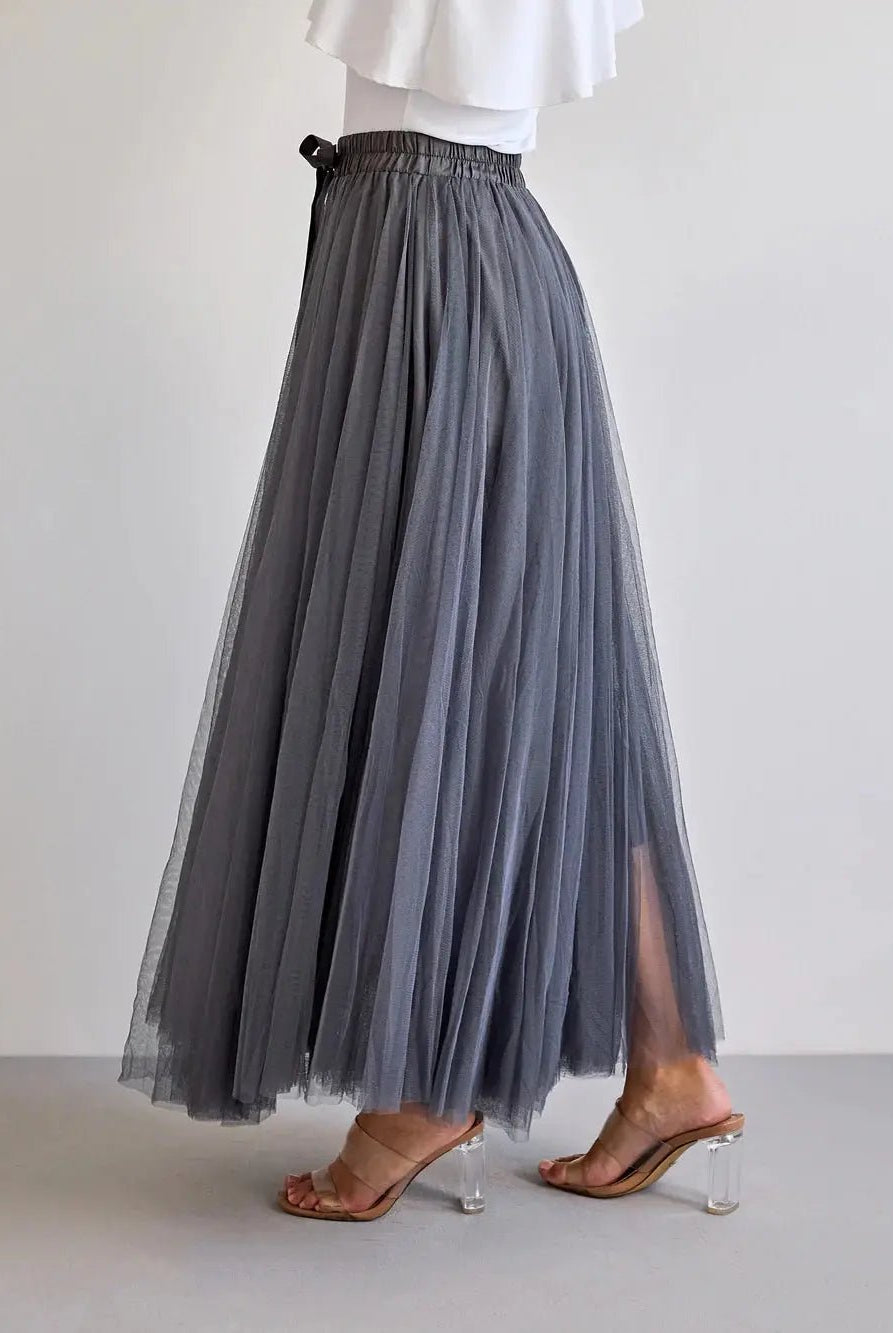 Jupe longue Aria en tulle - La boutique de Nannye