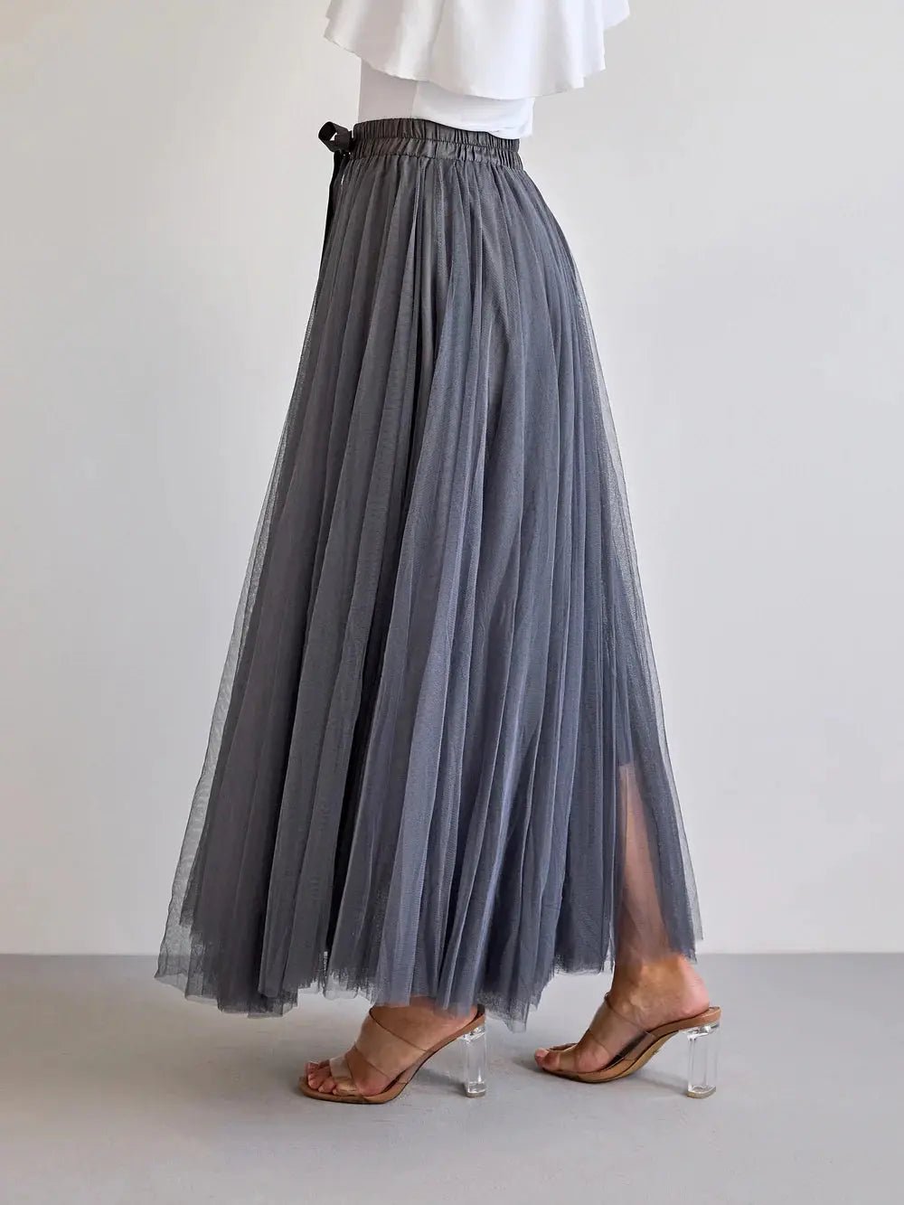 Jupe longue Aria en tulle - La boutique de Nannye