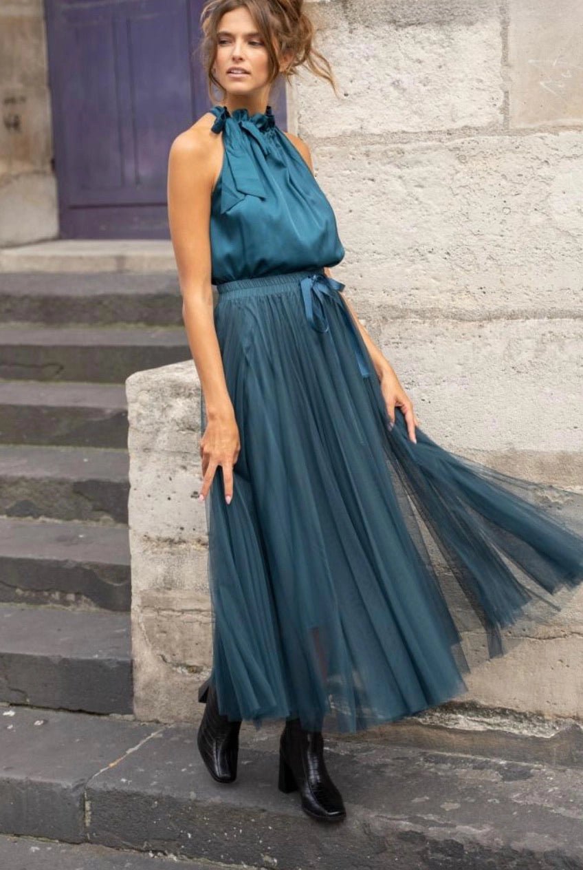 Jupe longue Aria en tulle - La boutique de Nannye