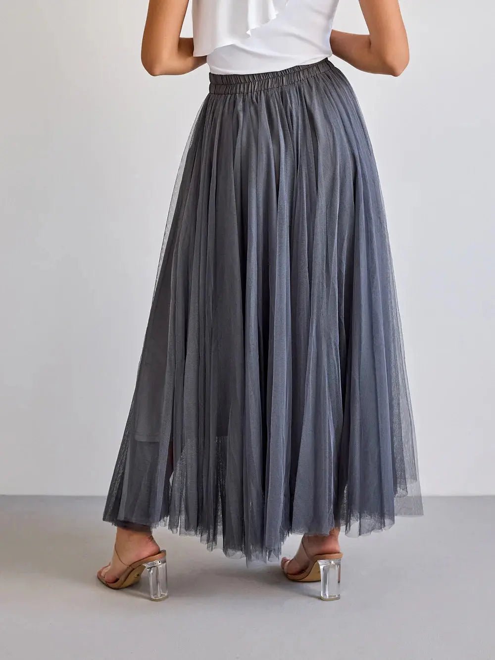 Jupe longue Aria en tulle - La boutique de Nannye