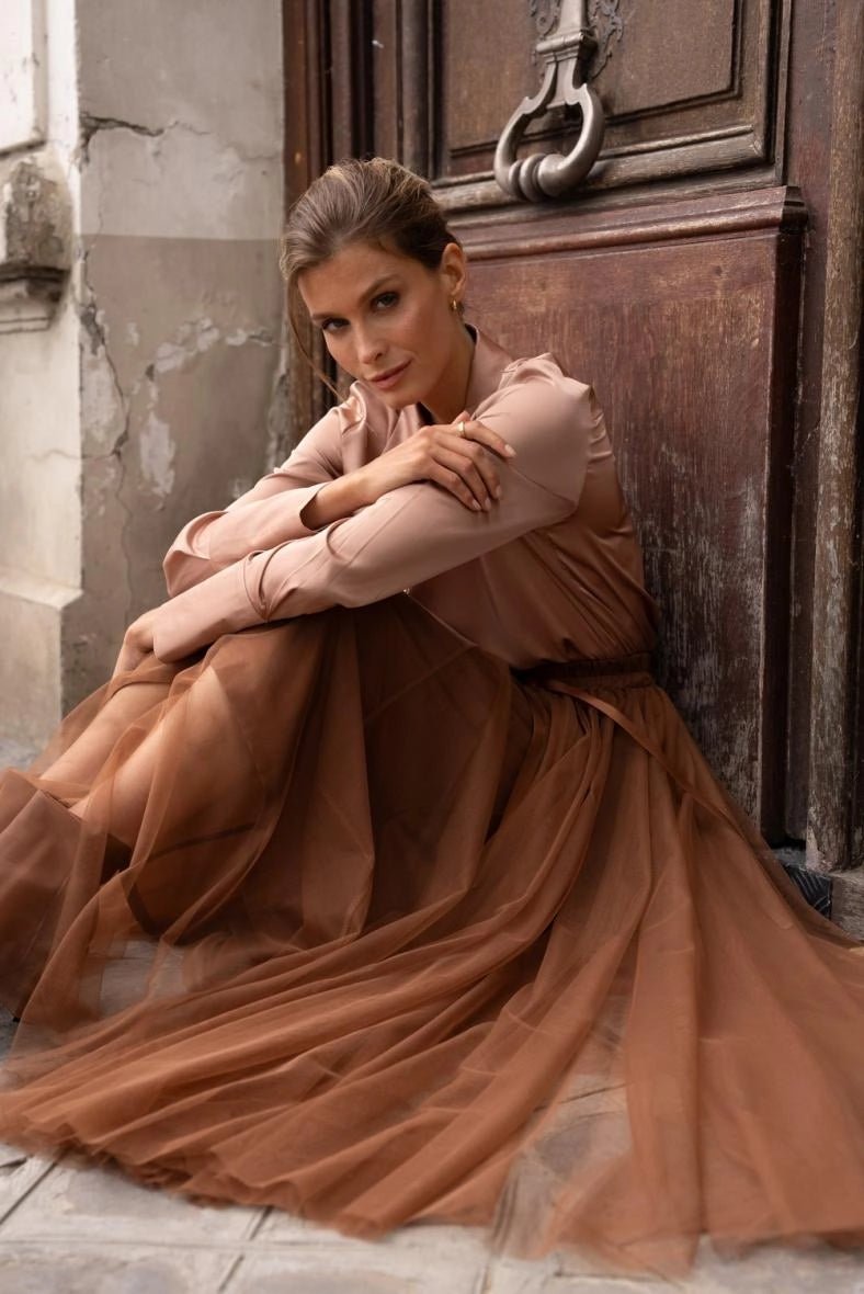 Jupe longue Aria en tulle - La boutique de Nannye