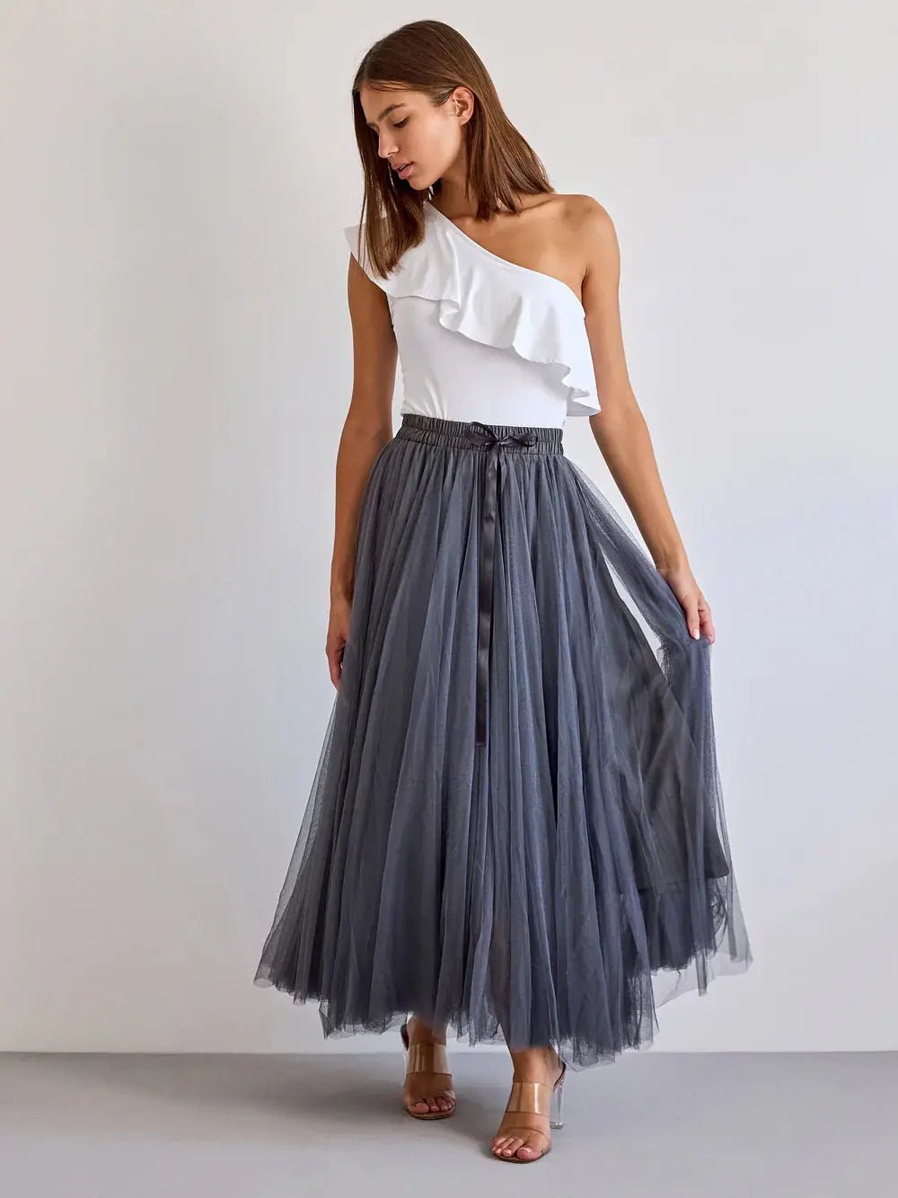 Jupe longue Aria en tulle - La boutique de Nannye
