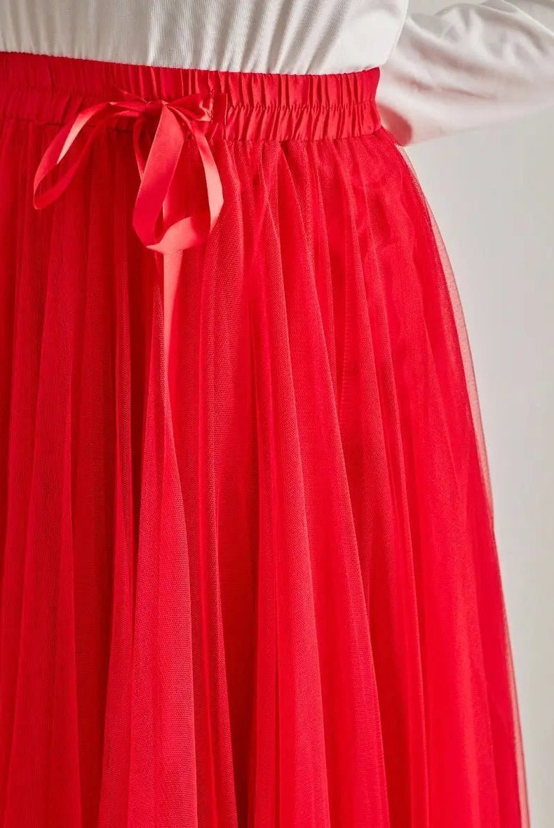 Jupe longue Aria en tulle - La boutique de Nannye