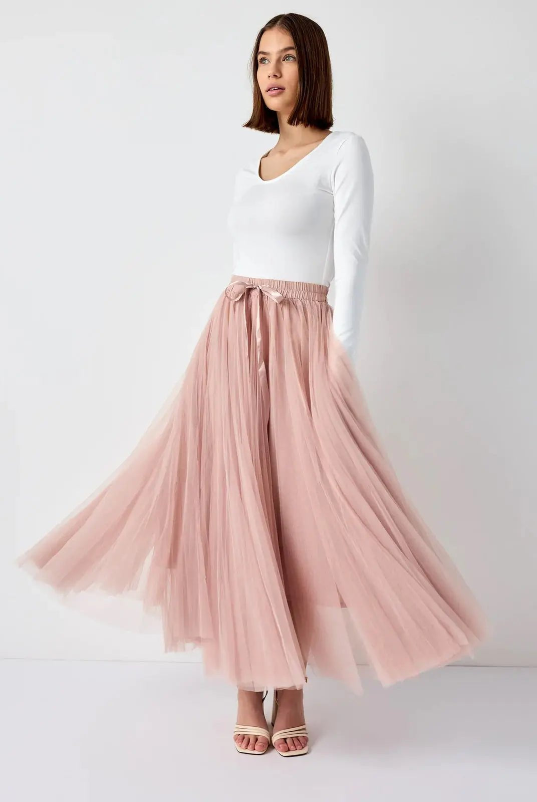 Jupe longue Aria en tulle - La boutique de Nannye