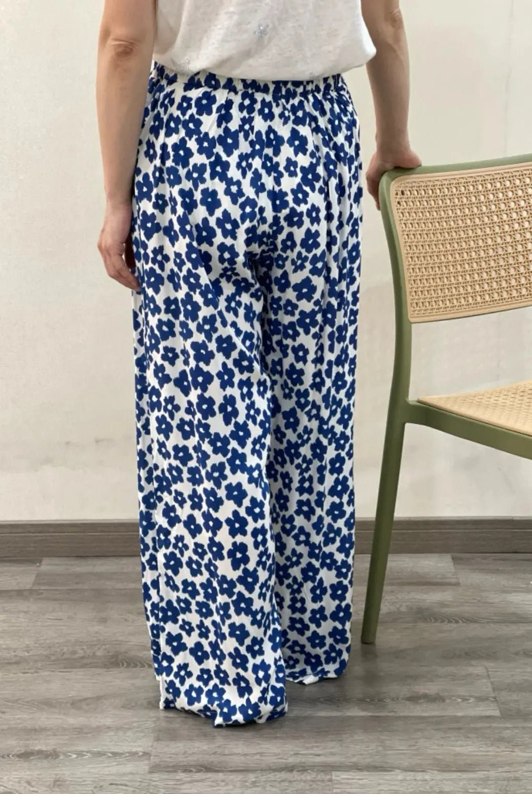 Pantalon fluide à fleurs Archibald - La boutique de Nannye