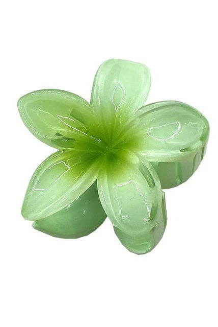 Pince à Cheveux Fleur de Frangipanier – L’Élégance Exotique à Portée de Main - La boutique de Nannye