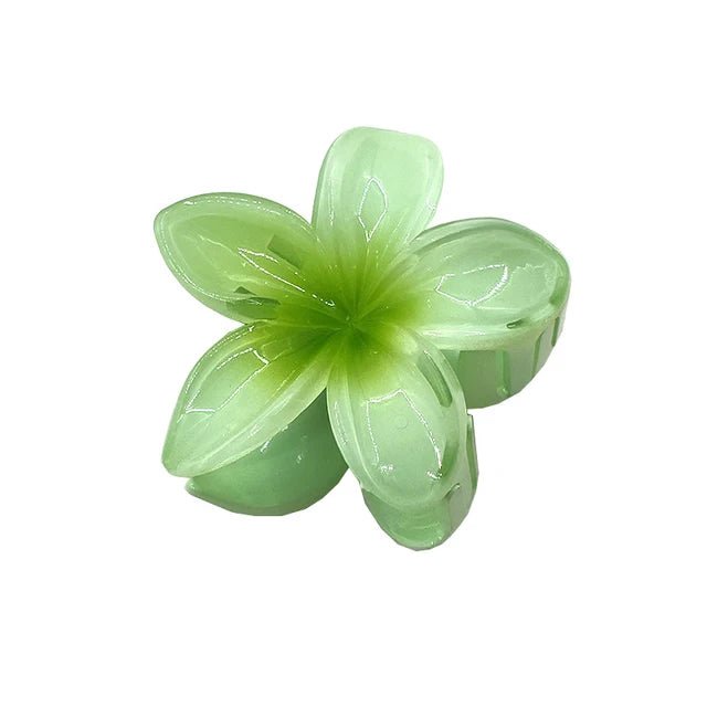 Pince Γ  Cheveux Fleur de Frangipanier β LβΓlΓ©gance Exotique Γ  PortΓ©e de Main - La boutique de Nannye