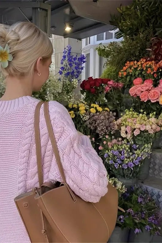 Pince à Cheveux Fleur de Frangipanier – L’Élégance Exotique à Portée de Main - La boutique de Nannye